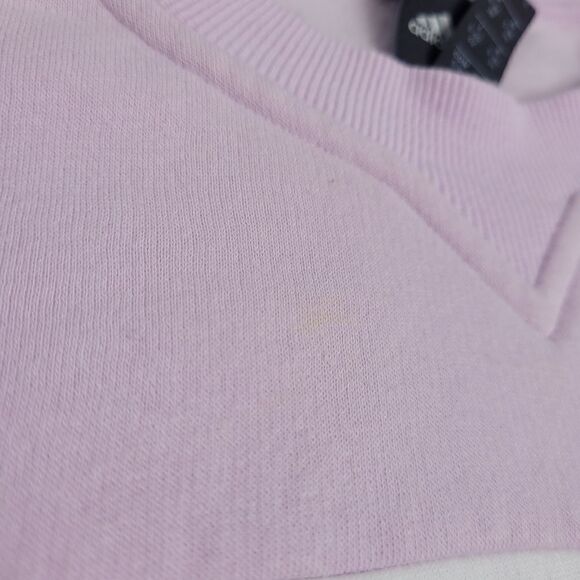 ADIDAS sweatshirt aeropink colorblock‎ boxy crop top S - Picture 6 of 12